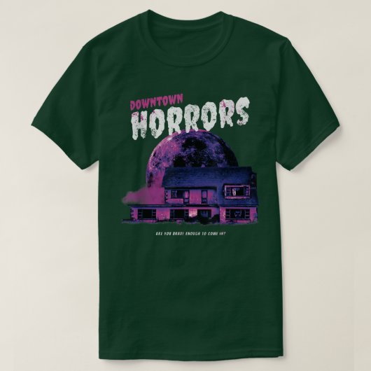 Horror Core Spuk House Beängstigend House T-Shirt (Design vorne)