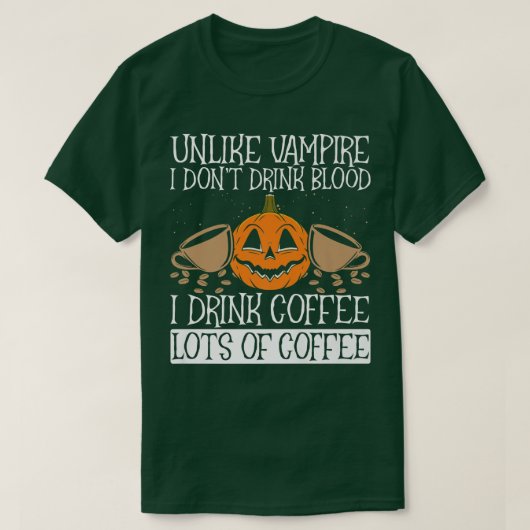 Horror Creepy Pumpkin Spooky Halloween T-Shirt (Design vorne)