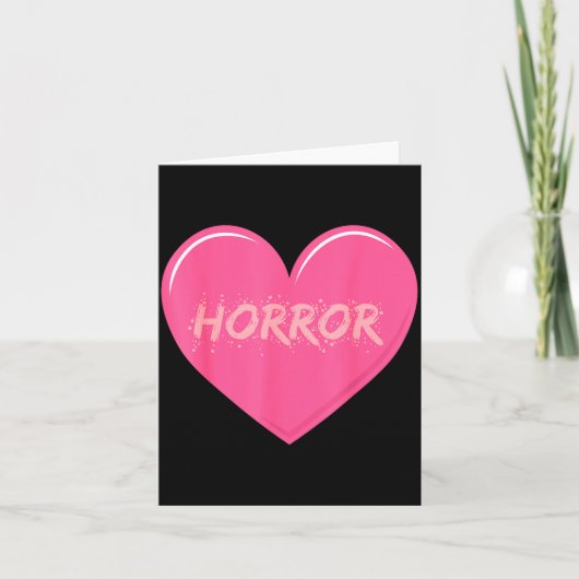 Horror Creepy Yami Kawaii Pastel Nge Valentines  Karte (Vorderseite)