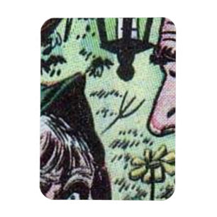 Horror der 1940er Jahre Vintage Comicen für Comic- Magnet