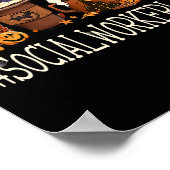 Horror der Sozialarbeiter Fall Kaffeehaus Pumpkin Poster (Ecke)