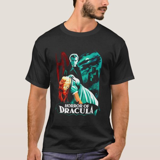 Horror des klassischen Dracula-T - Shirt (Vorderseite)