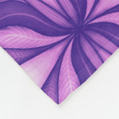 Horror Eye Muster Lila Creepy Witchy Goth Fleecedecke (Ecke)