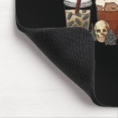 Horror Fall Kaffeekürbis Gewürz latte Eiswürze Hal Mousepad (Ecke)