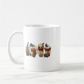 Horror Fall Kaffeepumpkin Gewürz Latte Iced Hallow Kaffeetasse (Links)