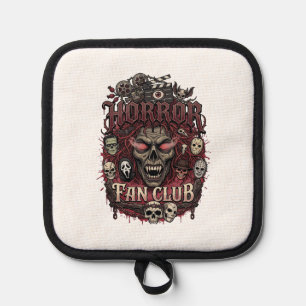 Horror-Fan-Club Halloween-Dämonengesicht Totenköpf Topflappen