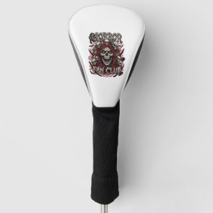 Horror Fan Club Halloween Schreiender Schädel Rote Golf Headcover