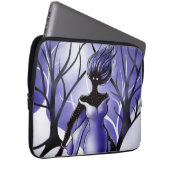 Horror Fantasy Art Hexe Laptopschutzhülle (Vorne Rechts)