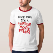 Horror-Film-Freak T-Shirt (Vorderseite)