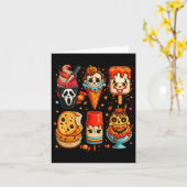 Horror Film Sommerpopsieg Halloween Eiscreme S Karte (Gelbe Blume)