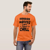 Horror-Filme und Chill Halloween-T - Shirt (Vorne ganz)