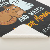 Horror Filme und Hauskatzen Halloween Sherpadecke (3/4)
