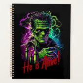 Horror Frankenstein Monster, Halloween Planer (Vorderseite)