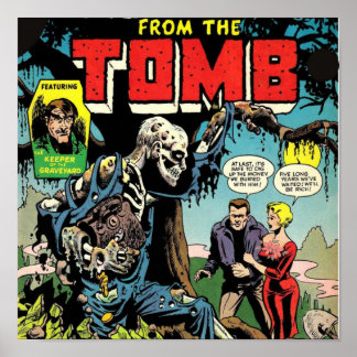 Horror From The Tomb Halloween-Comic Poster