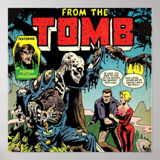 Horror From The Tomb Halloween-Comic Poster (Vorne)