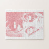 Horror-Gesichts-Halloween-Puzzlespiel Puzzle (Horizontal)