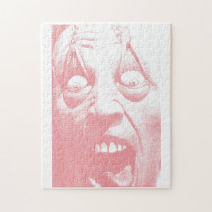 Horror-Gesichts-Halloween-Puzzlespiel Puzzle