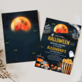 Horror Halloween Beängstigend Movie Night Geburtst Einladung
