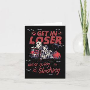 Horror Halloween Charakter in Loser werden wir geh Karte