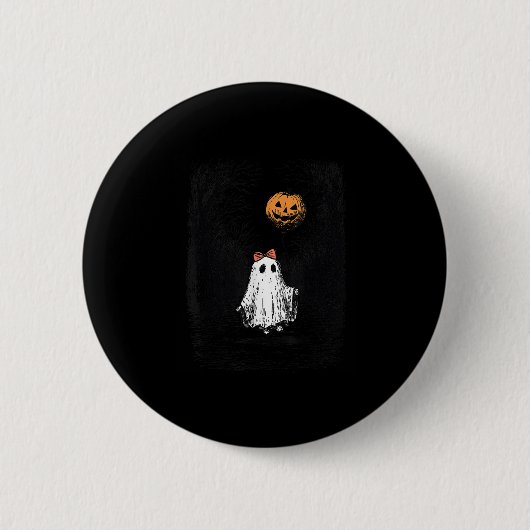 Horror Halloween Ghost Fall Pumpkin Soky Season Wo Button (Vorderseite)