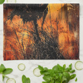 Horror Halloween Kürbislaterne Spooky Jahreszeit Geschirrtuch (Gefaltet)