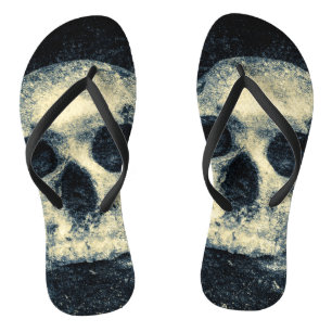 Horror Halloween Schädel Badesandalen