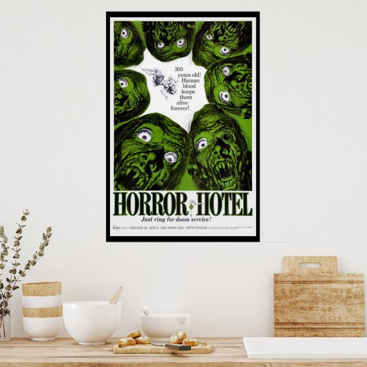 HORROR HOTEL POSTER (Küche)