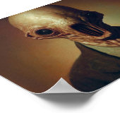 Horror in einem Anzug-Portrait Poster (Ecke)