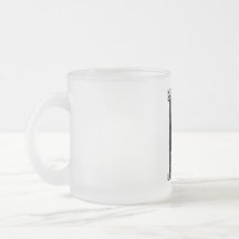 Horror ist mein Name Mattiert Glass Coffee Tasse