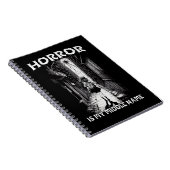 Horror ist mein Notebook mit mittlerem Namen Notizblock (Rechte Seite)