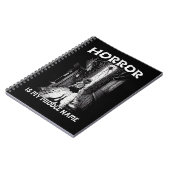 Horror ist mein Notebook mit mittlerem Namen Notizblock (Linke Seite)