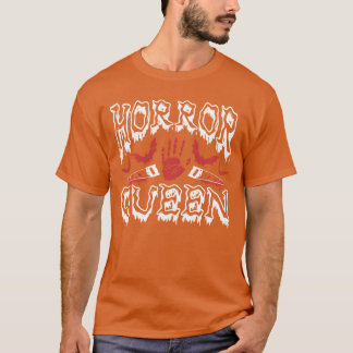 Horror-Königin-Design für Liebhaber gruseliger Fil T-Shirt
