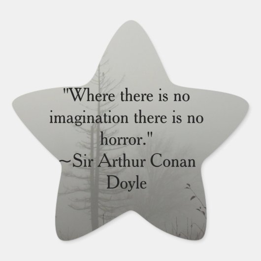 Horror-Kostenvoranschlag Stern-Aufkleber (Vorderseite)