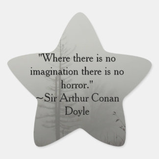 Horror-Kostenvoranschlag Stern-Aufkleber