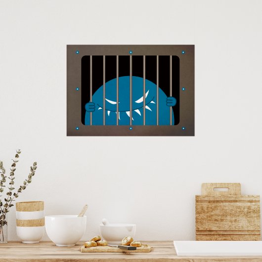 Horror-Kunst des Bösen Poster (Küche)