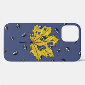 Horror Leaf Creepy Botanische Kunst Case-Mate iPhone Hülle (Rückseite (Horizontal))