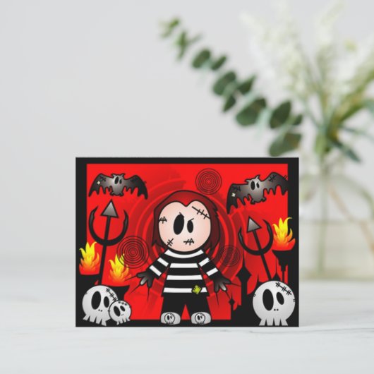 Horror Monster 5 Postkarte (Stehend Vorderseite)