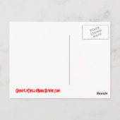 Horror Monster 5 Postkarte (Rückseite)