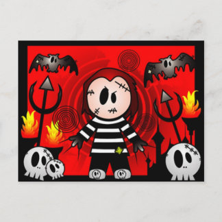 Horror Monster 5 Postkarte