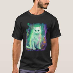 Horror Monster Geist Katzengeist Halloween T-Shirt