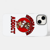 Horror Movie Addict Case-Mate iPhone Hülle (Rückseite (Horizontal))