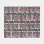 Horror Movie Addict Fleecedecke (Vorderseite (Horizontal))