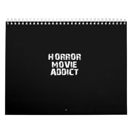 horror movie addict kalender (Titelbild)