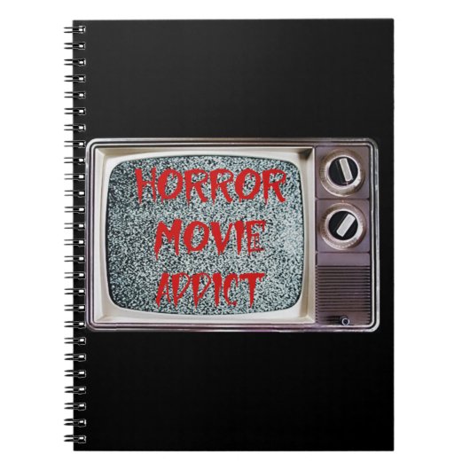 Horror Movie Addict Notizblock (Vorderseite)