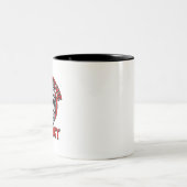 Horror Movie Addict Zweifarbige Tasse (Mittel)