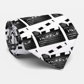 Horror Movie Clapperboard Krawatte (Gerollt)