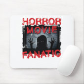Horror Movie Fanatic Beängstigend Films Mousepad (Mit Mouse)