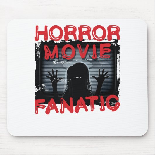 Horror Movie Fanatic Beängstigend Films Mousepad (Vorne)