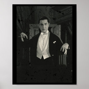 Horror Movie Monster Halloween Graf Dracula Vampi Poster
