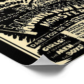 Horror Movie Monster Mummy Dracula Werewolf Franke Poster (Ecke)